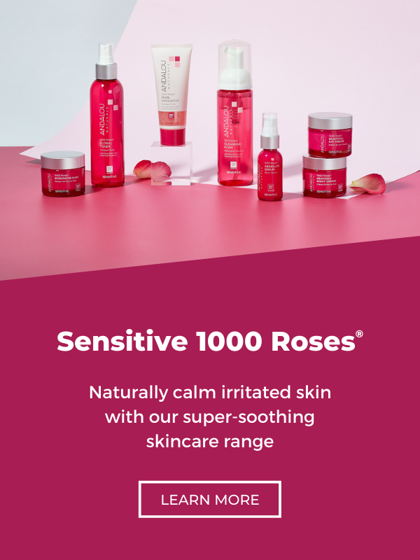 Sensitive 1000 Roses®  Naturally calm irritated skin with our super-soothing skincare range