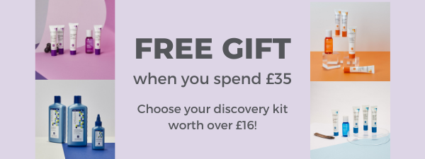 Free gift when you spend £35. Choose your discovery kit worth over £16!