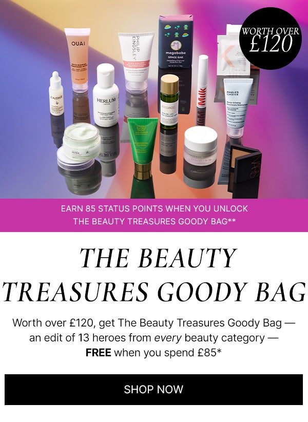 the beauty treasures goody bag