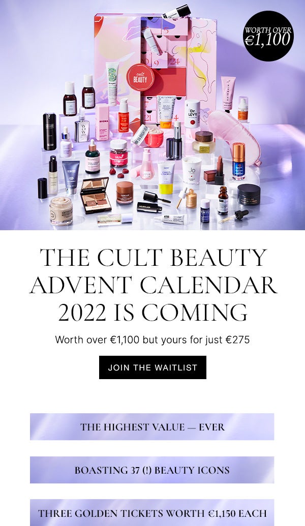 THE CULT BEAUTY ADVENT CALENDAR 2022 IS COMING