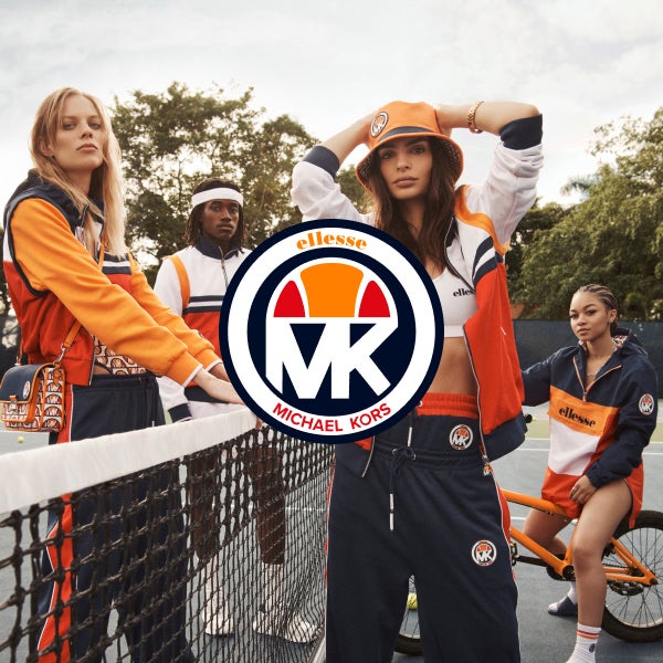 Entdecke die 24-teilige Michael Kors x ellesse Kapsel mit Retro-inspirierten Tennisklassikern