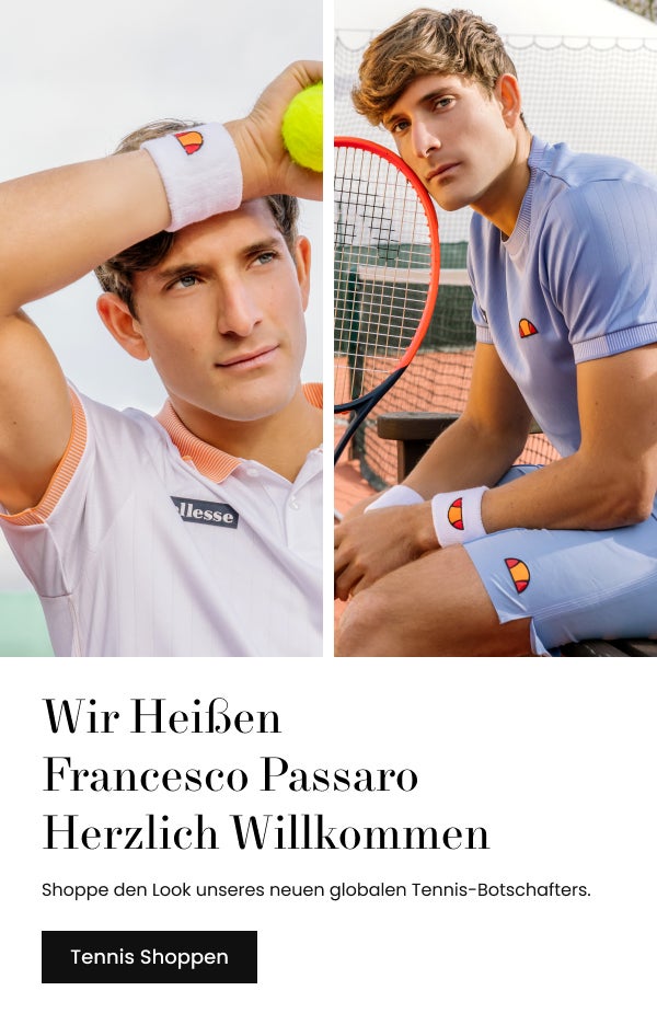 Wir heißen  Francesco  Passaro  herzlich  willkommen - Shoppe den Look unseres neuen  globalen Tennis-Botschafters. - Tennis Shoppen