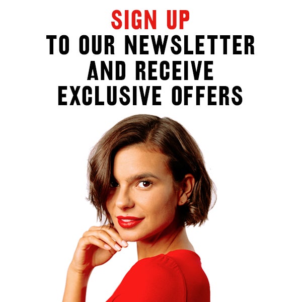 Sign up to our newsletter and receive exclusive offers!
