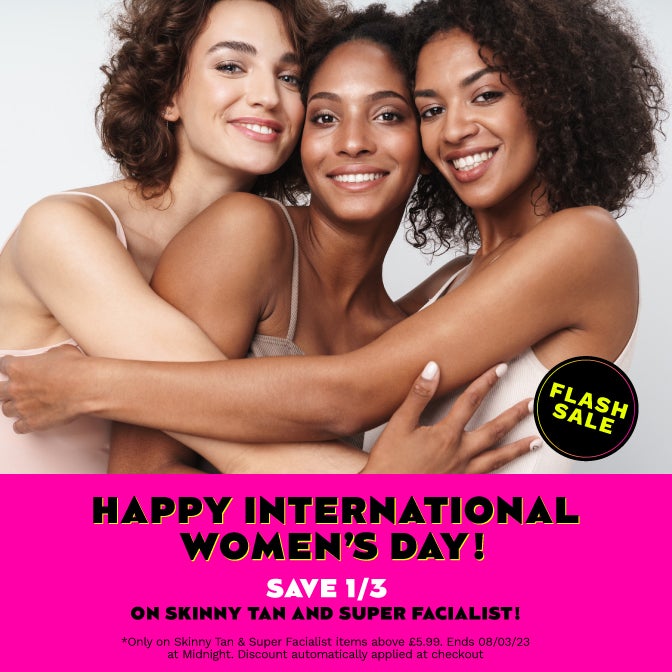 International Women's Day - Save 1/3 on Super Facialist & Skinny Tan