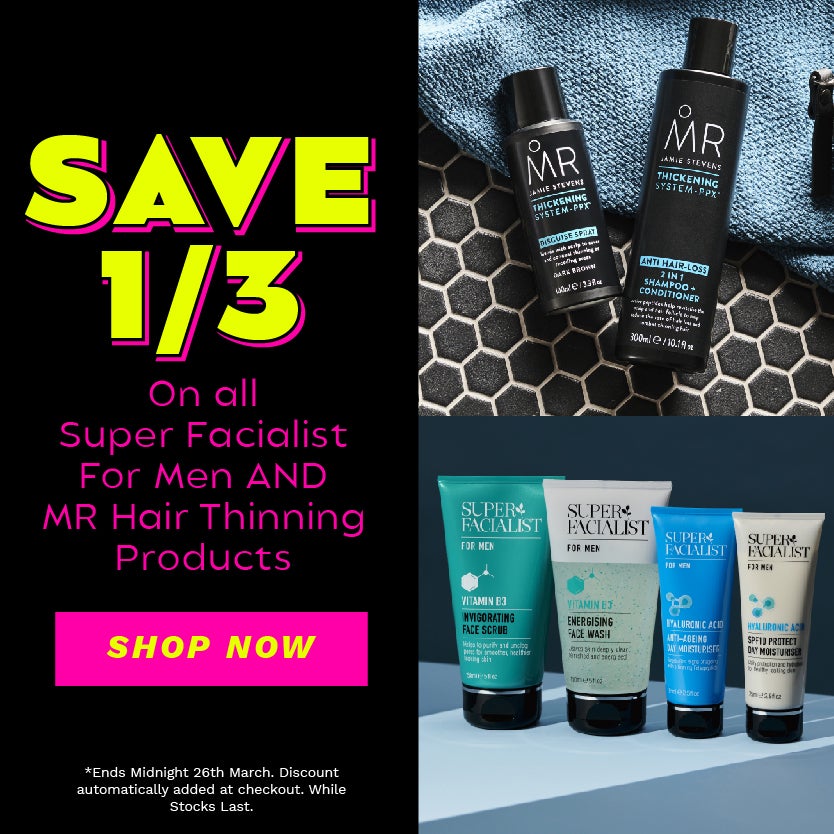 Save 1/3 on Super Facialist for Men and MR