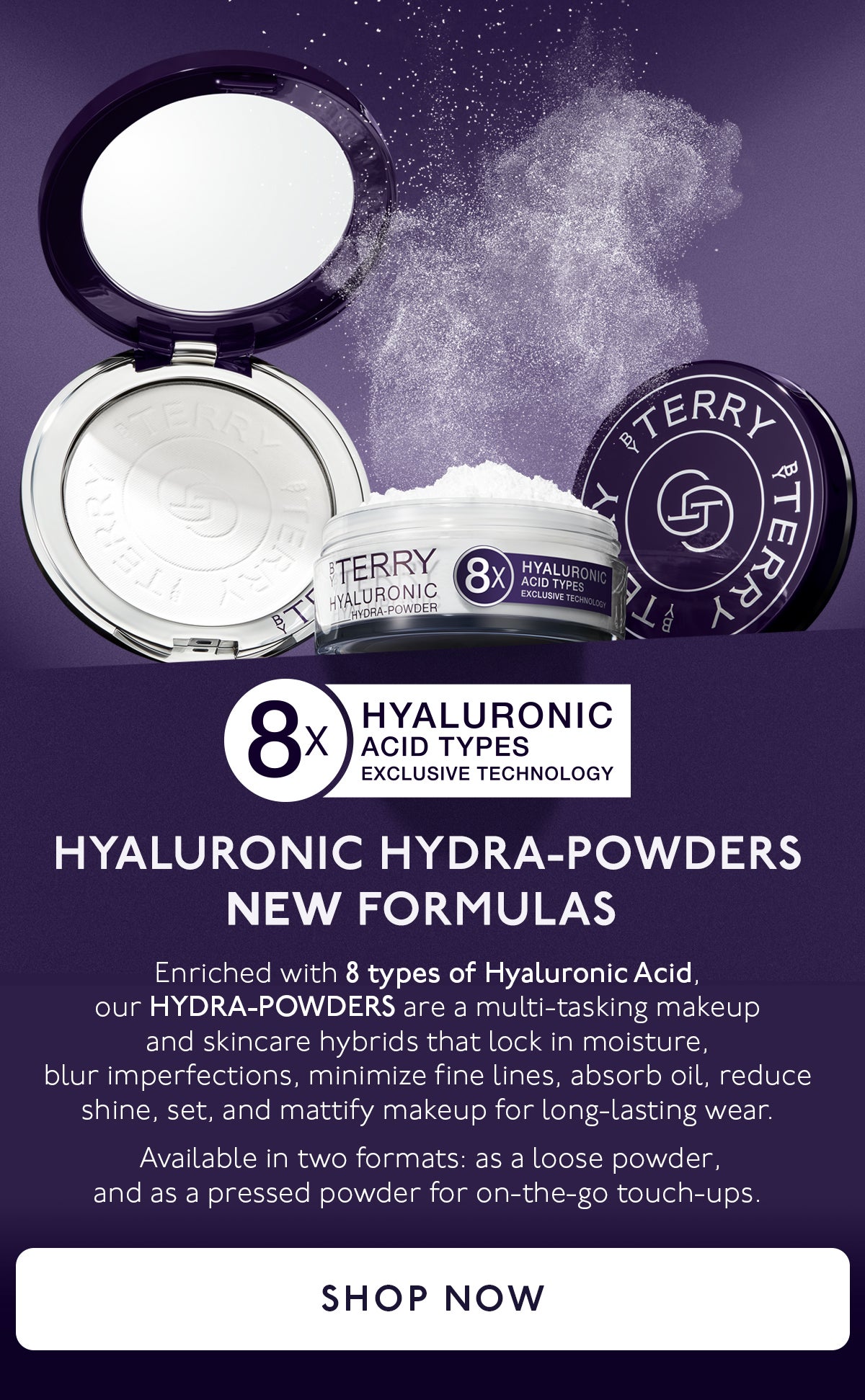 NEW Formula Hyaluronic Hydra-Powders