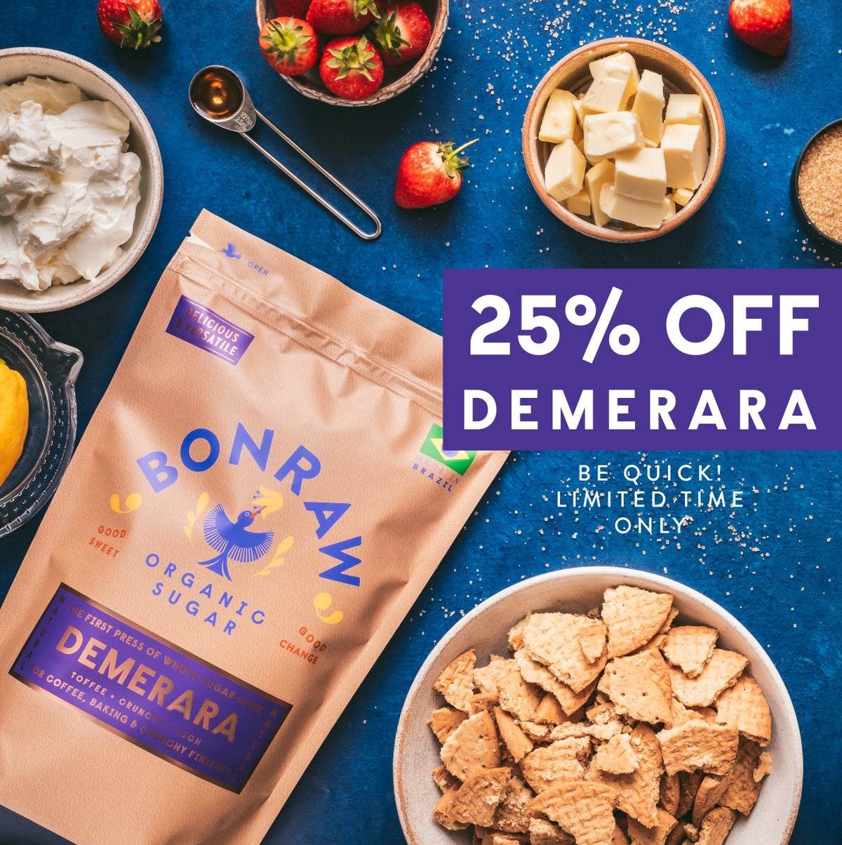 25% off Demerara