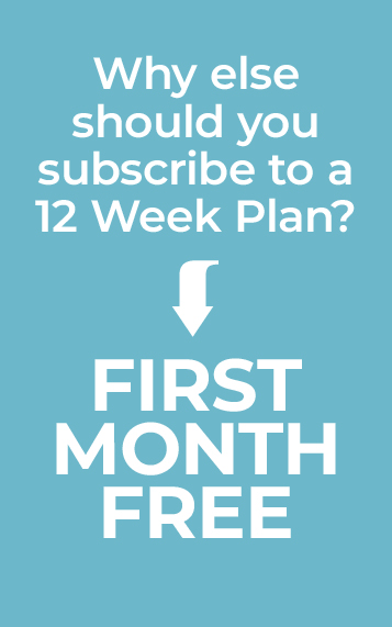 Why choose a 12 week plan? tips and guidance, gut friendly recipes, individual support whenever you need it