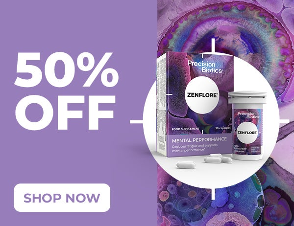 50% off for Zenflore 30 capsule single pack. Hurry up!