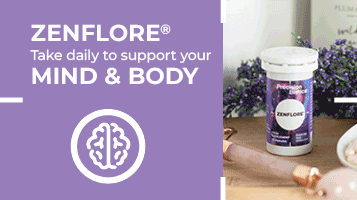 Zenflore take daily to support your mind and body. Daily calm, daily support for busy minds 