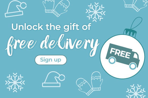 Sign up the newsletter to unlock the gift of free delivery