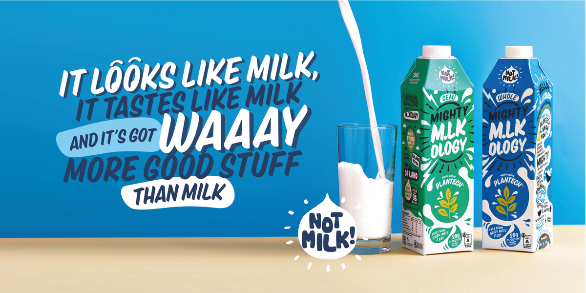 It looks like milk, it tastes like milk and it's got way more good stuff than milk. Not milk