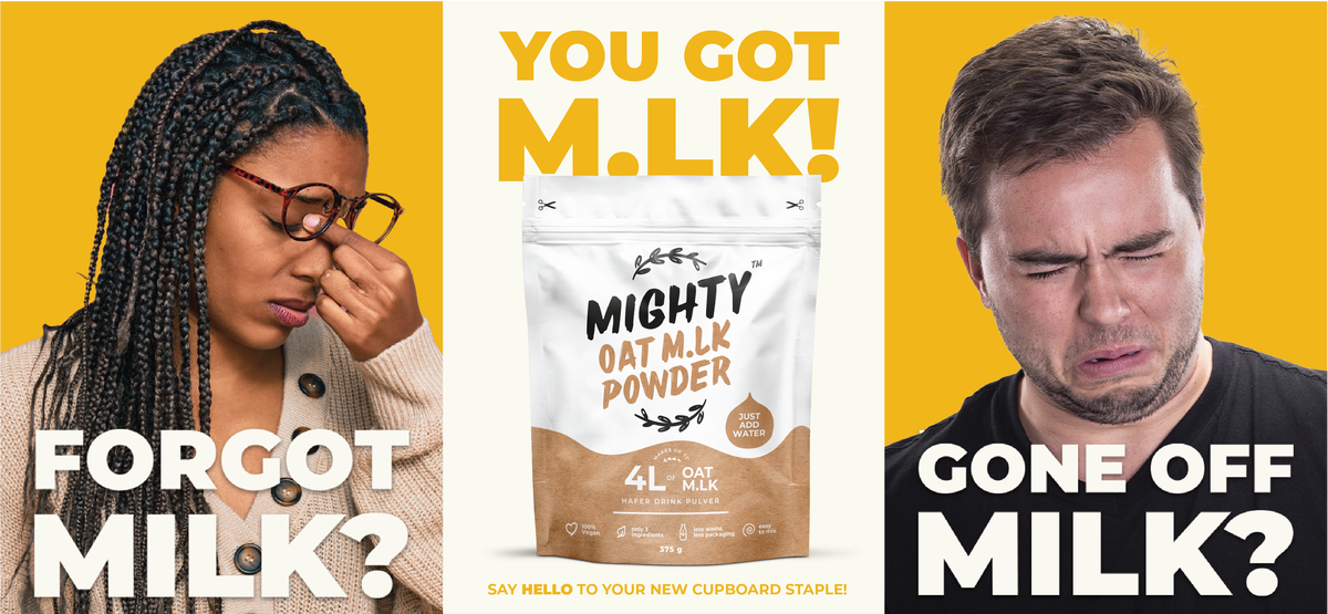 mighty milks Oat Milk Powder - Your New Cupboard Staple