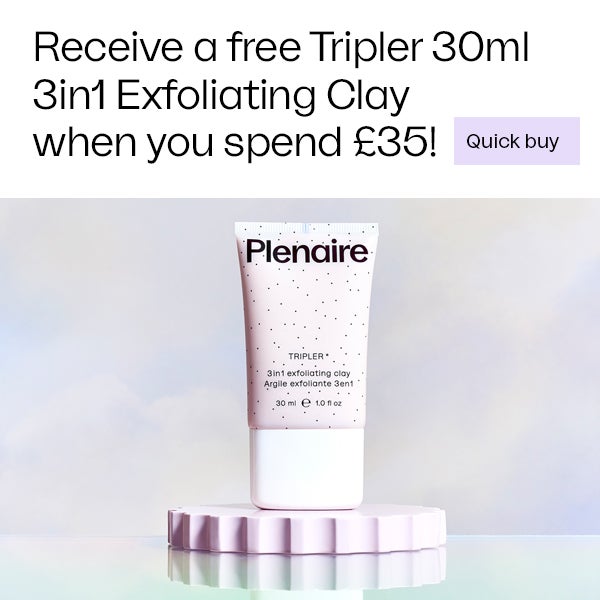 Receive a free Tripler 30ml 3in1 Exfoliating Clay when you spend £35
