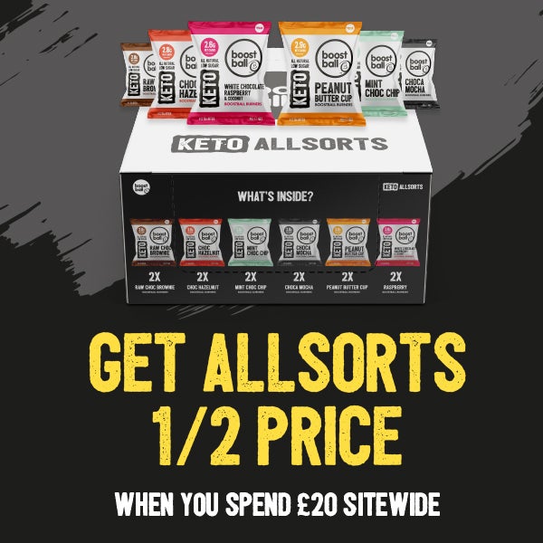 Get ALLSORTS 1/2 PRICE WHEN YOU SPEND £20 SITEWIDE