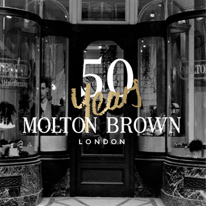50 years Molton Brown London