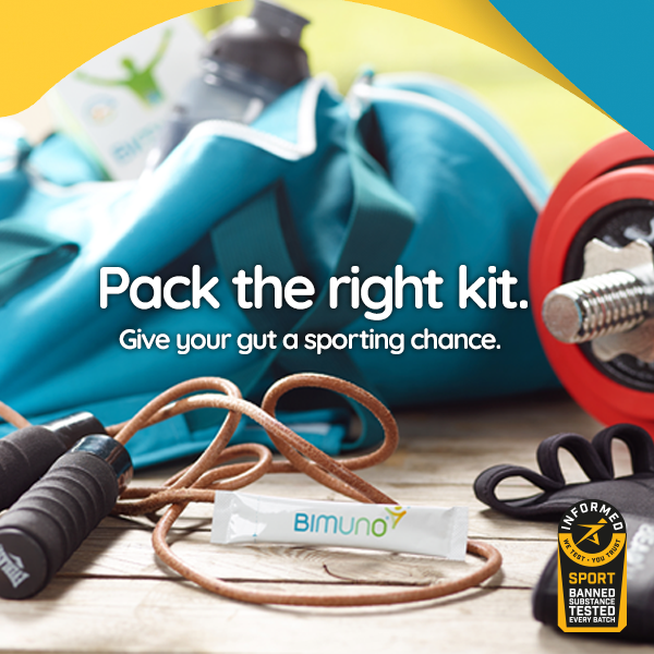 Pack the right kit. Give your gut a sporting chance