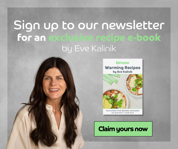 Sign up to our newsletter for an exclusive recipe e-book by Eve Kalinik. Claim yours now.