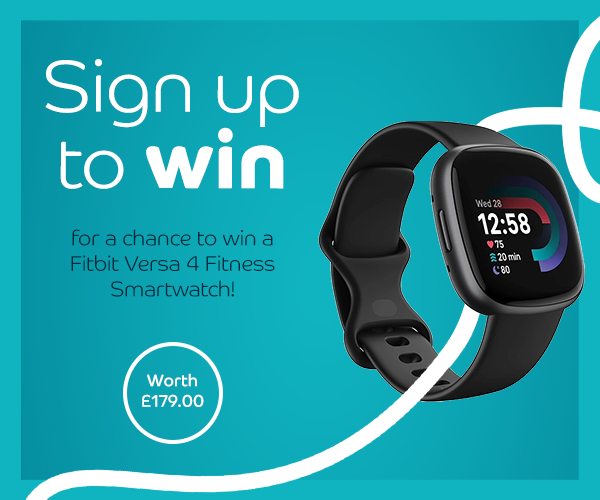 Sign up for a chance to win a Fitbit Versa 4 Fitness Smartwatch