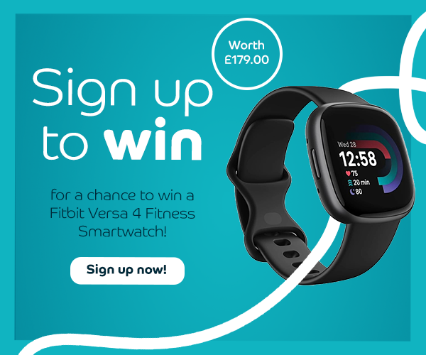 Sign up for a chance to win a Fitbit Versa 4 Fitness Smartwatch