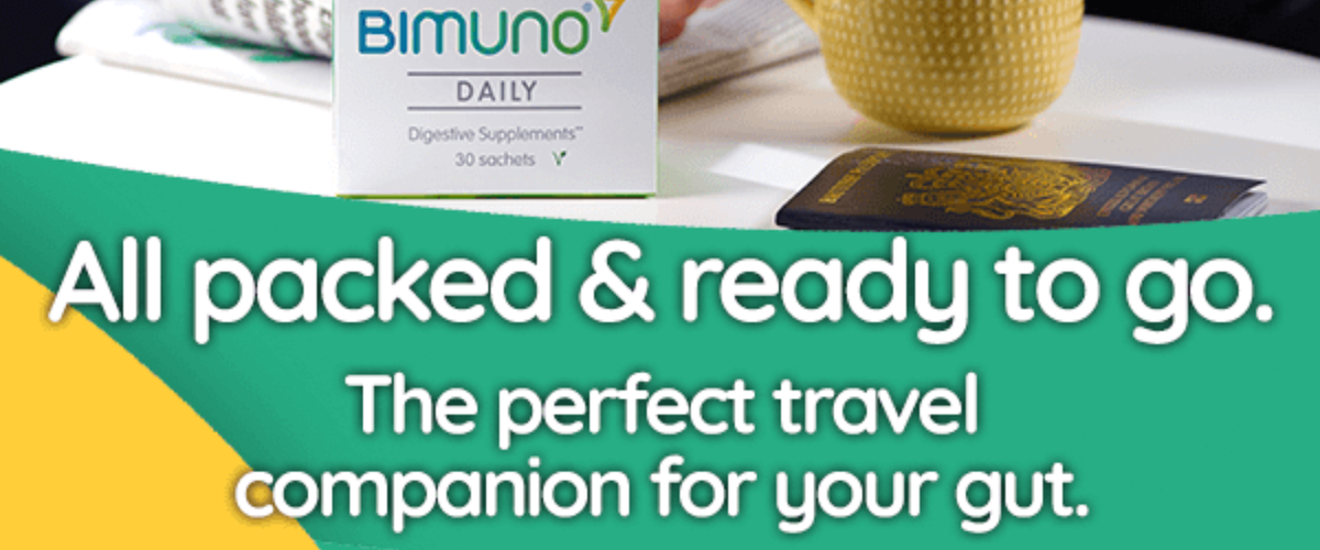 All packed and ready to go. the perfect travel companion for your gut.