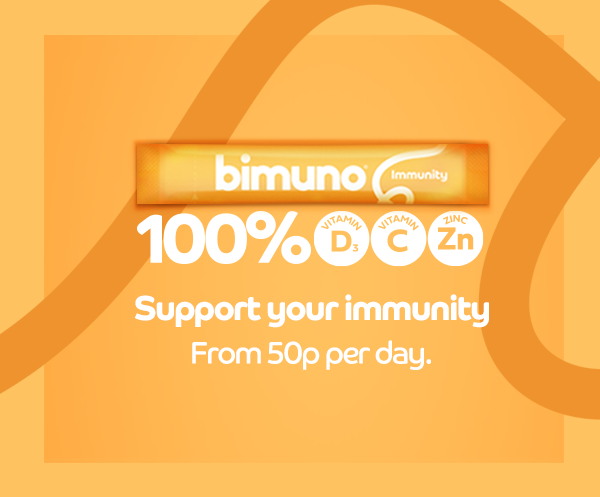 100% Vitamin D3 , Vitamin C and Zinc. Support your immunity from 50p per day.