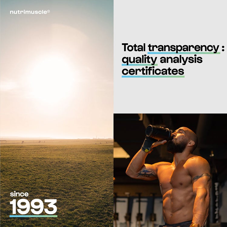 Total transparency: quality analysis certificates since 1993