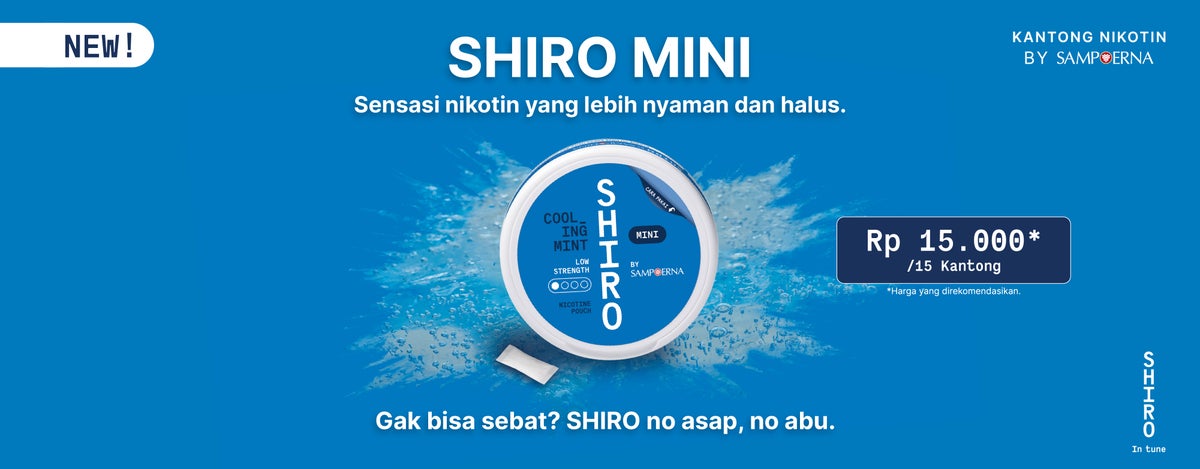 SHIRO MINI - Cooling mint flavour