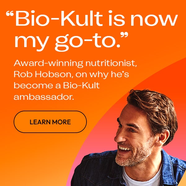 Bio-kult is now my go. Award winning nutritionist, Rob Hobson, on why he's becom a Bio-Kult ambassador. Learn More