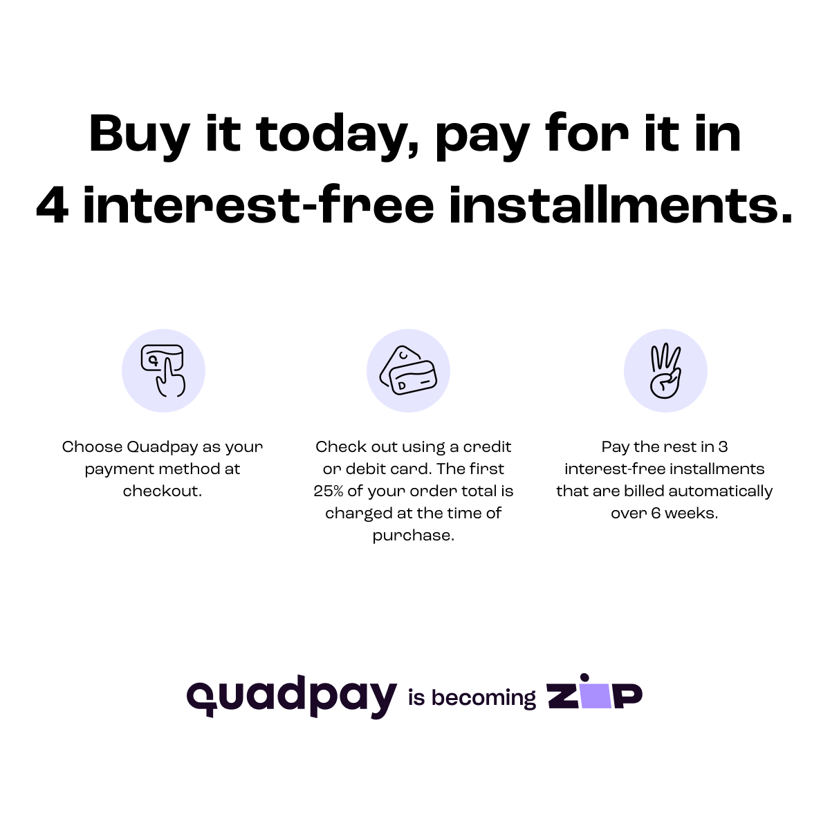 Afterpay, love it get it pay in 4. Afterpay enables you to pay for your purchases over four automatic installments, interest free. SHOP NOW