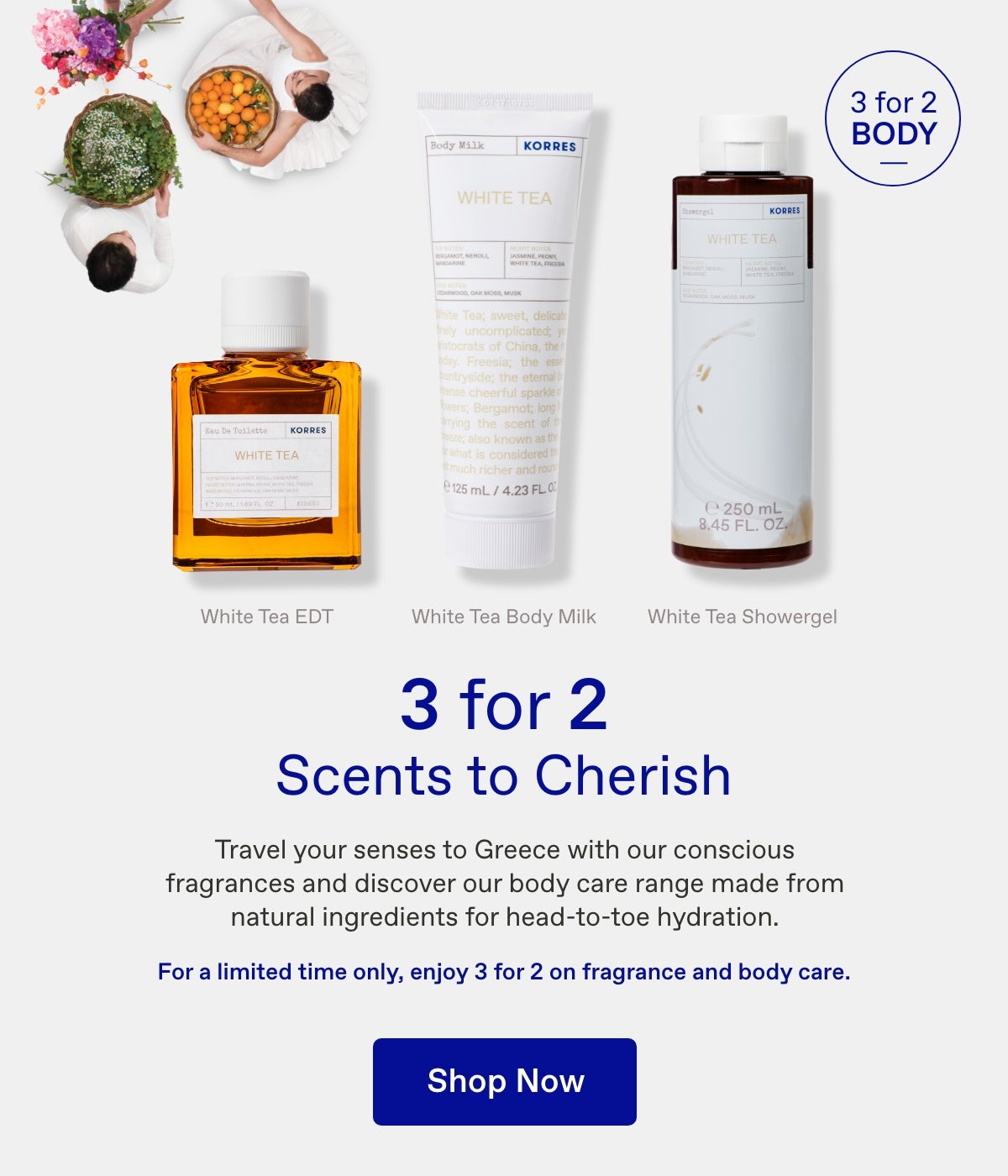 3 for 2 on Fragrance & Body Care