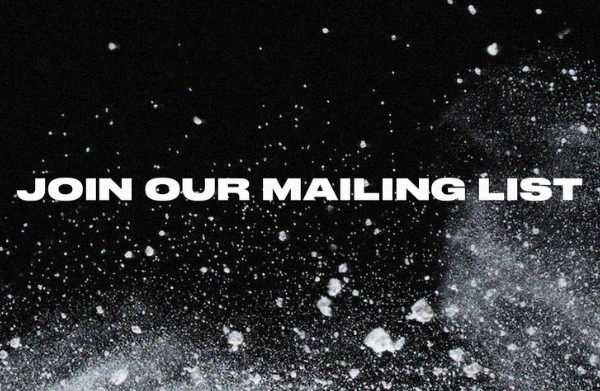 join our mailing list