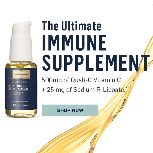 The ultimate Immune Supplement. 500mgof quali-C Vitamin C + 25 mg of Sodium R-Lipoate.