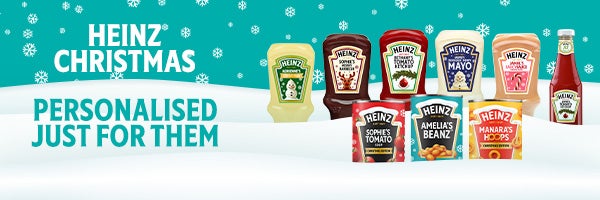 Heinz christmas personalised just for them