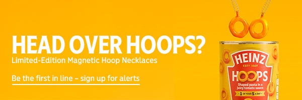 head over hoops? Limited edition magnetic hoop necklaces. Be the first in line - sign up for alerts