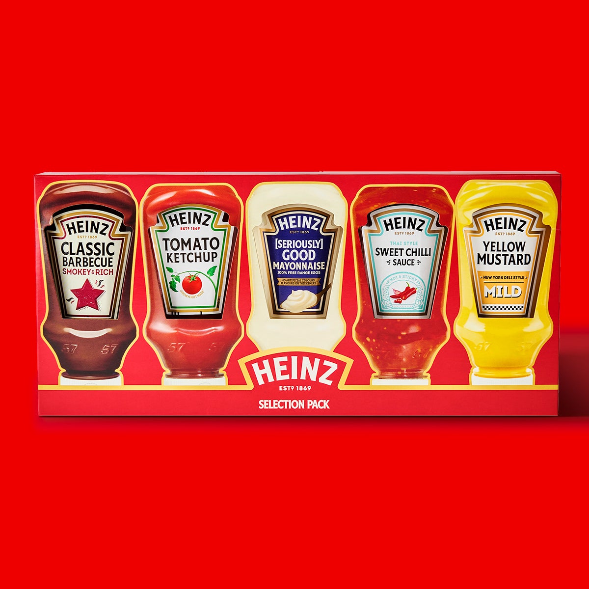 Introducing the Heinz Picnic Pack! Enjoy a taste adventure with five of our delicious sauces. Perfect for outdoor fun, family gatherings, and making every meal unforgettable. Grab your pack today and elevate your picnic game!