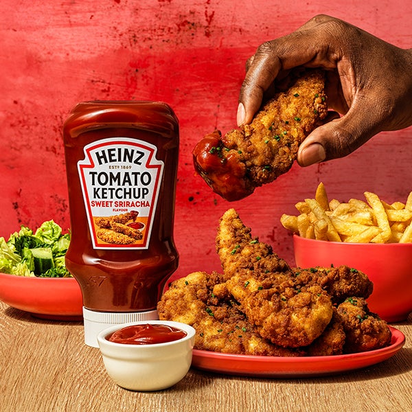 Sweet Meets Spicy: Heinz Sweet Sriracha Is Back. After selling out in under 15 minutes, it’s back! Be the first to try the bold new twist on our classic ketchup! Available only at Heinz to Home until 5th May.
