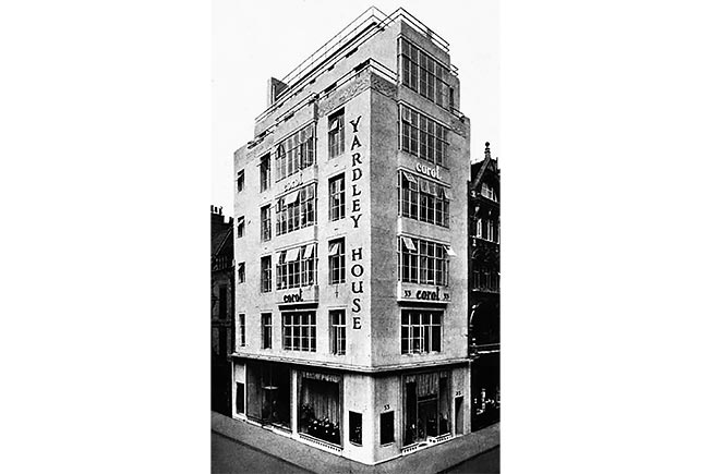1931 Yardley House featuring their retail store and beauty salon