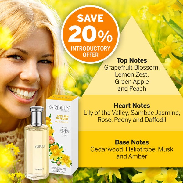 Introducing English Daffodil EDT - 20% off Introductory Offer