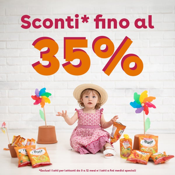 SCONTI FINO AL 35%