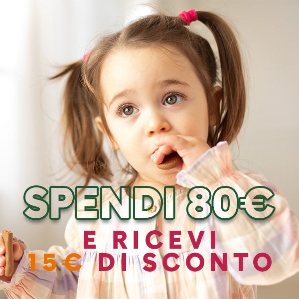 Spendi €80 ricevi €15 di sconto
