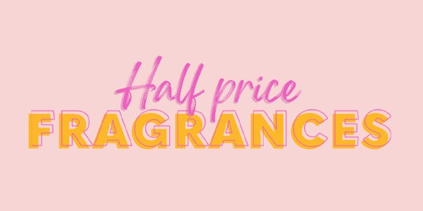 Half price fragrance Banner