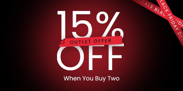 Week 48 Outlet Offer 15% Off WYB 2 Code: OUTLET