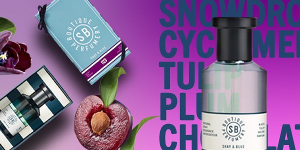 Week 48 Shay and Blue ladies fragrance Banner