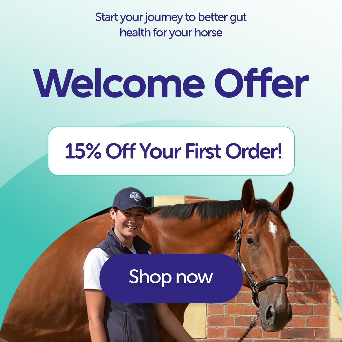 15% off your first order