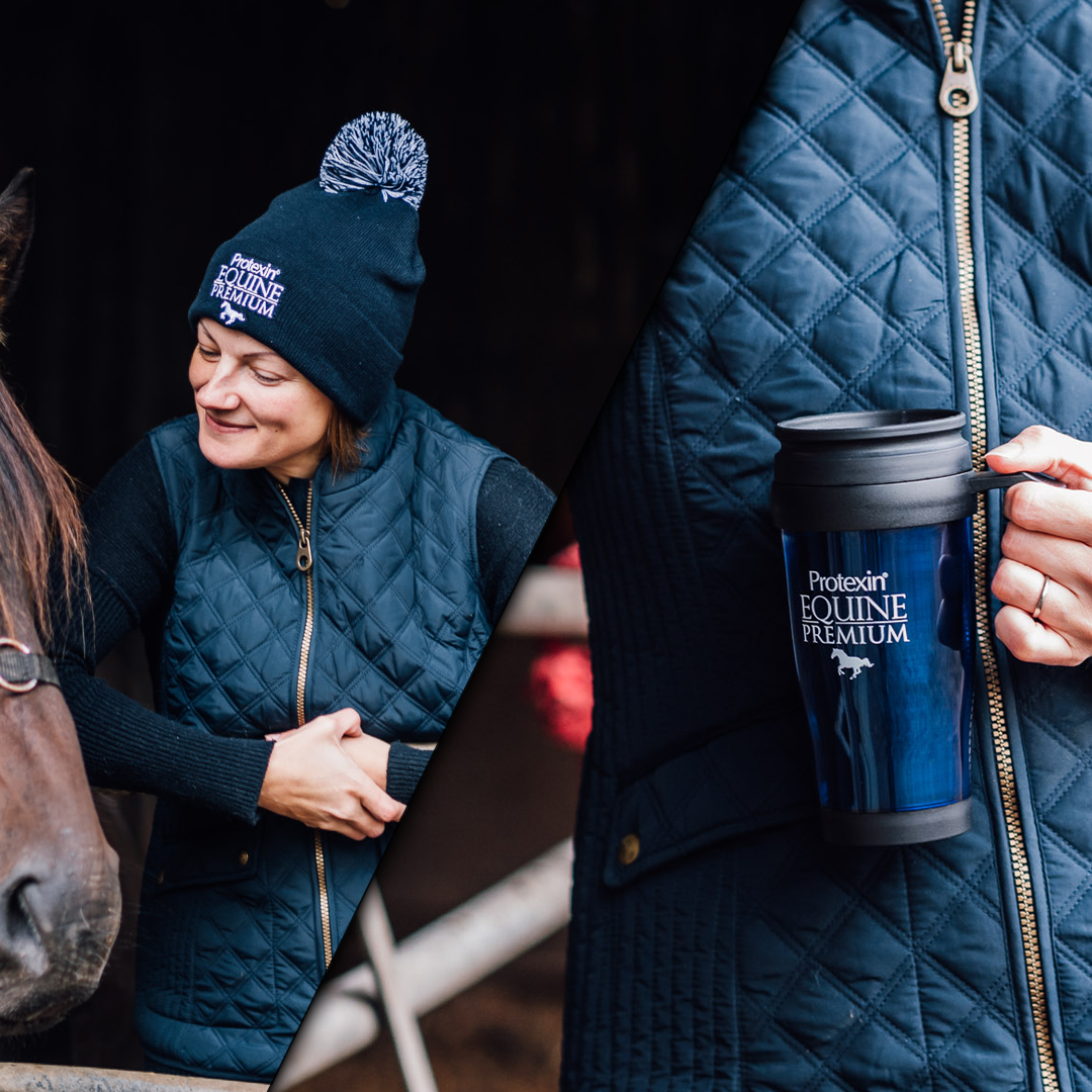 Travel mug and beanie