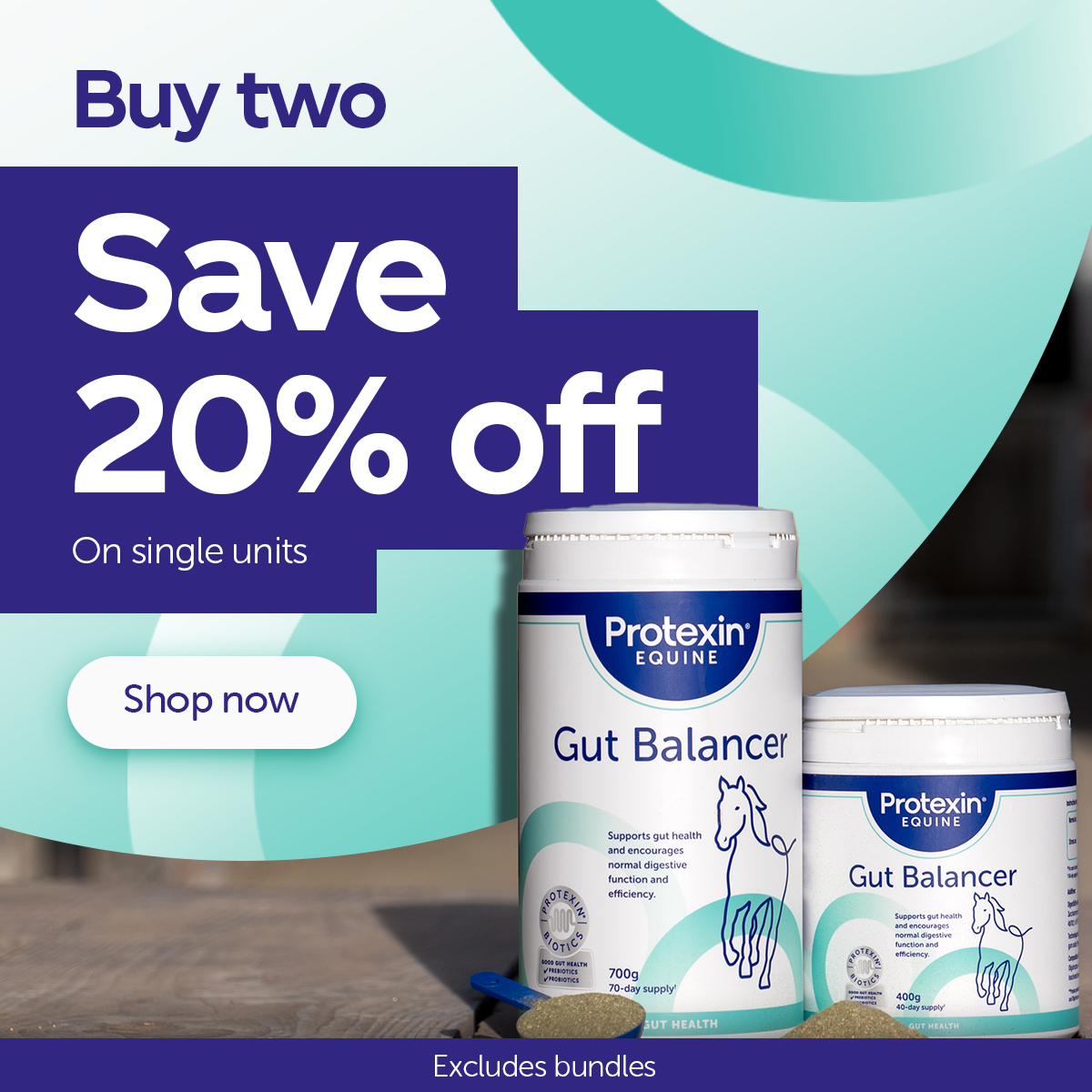 Buy 2 save 20% off on single units. Shop Now. Excludes bundles