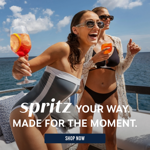spritz your way. made for the moment, swhop now.