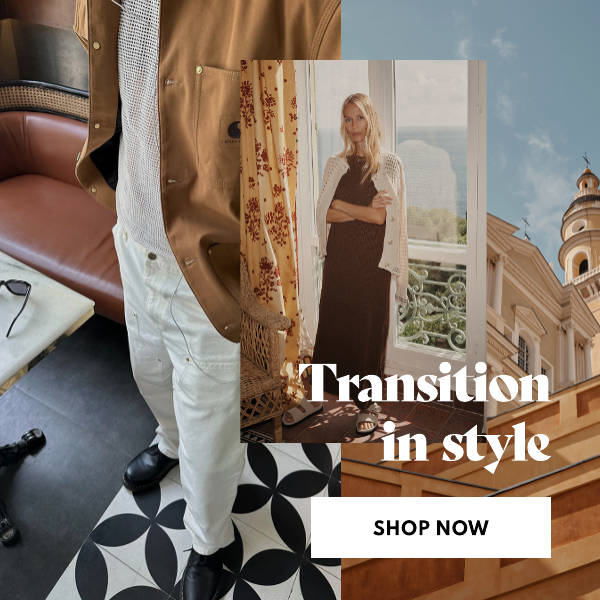 Transitional styles. Shop Now.