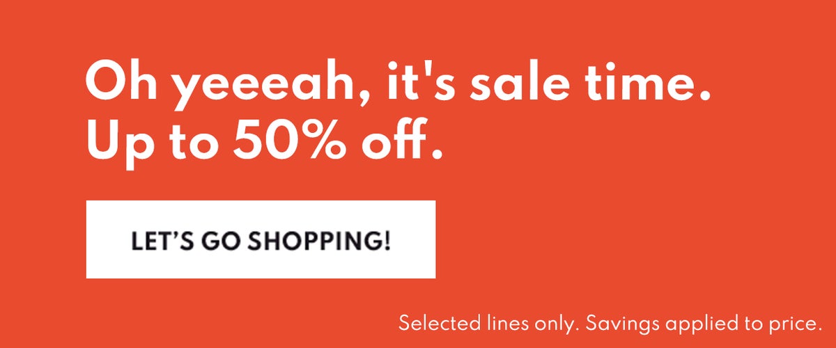 SALE: Up to 50% off